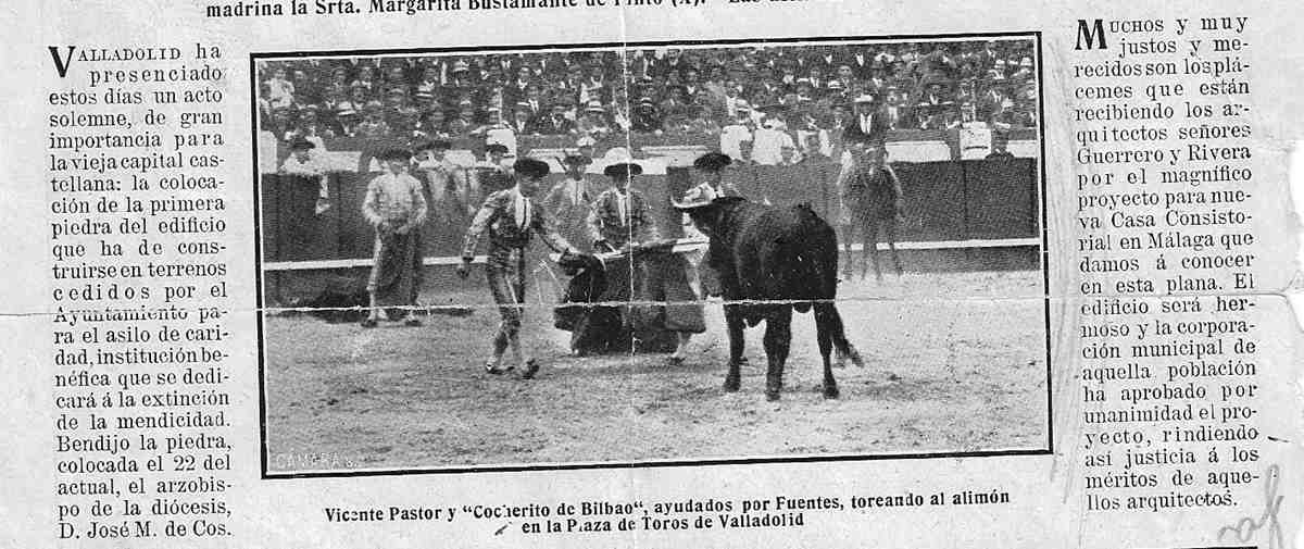 Corrida de toros a favor del asilo ASVAI